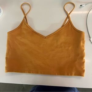 ORANGE CROP TOP SIZE S